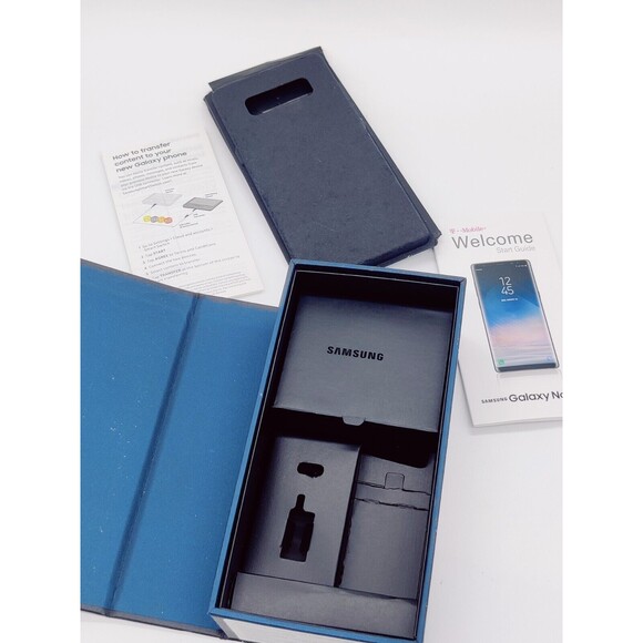 Samsung Galaxy NOTE 8 T Mobile Cell Phone Packaging EMPTY BOX ONLY For Resale! - Picture 8 of 9